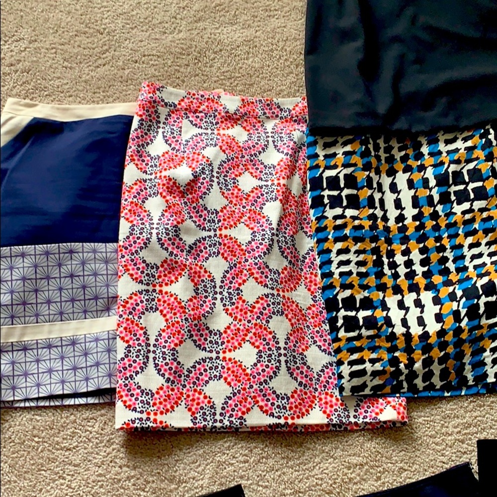 Boden Halogen Charter club three skirts size 8